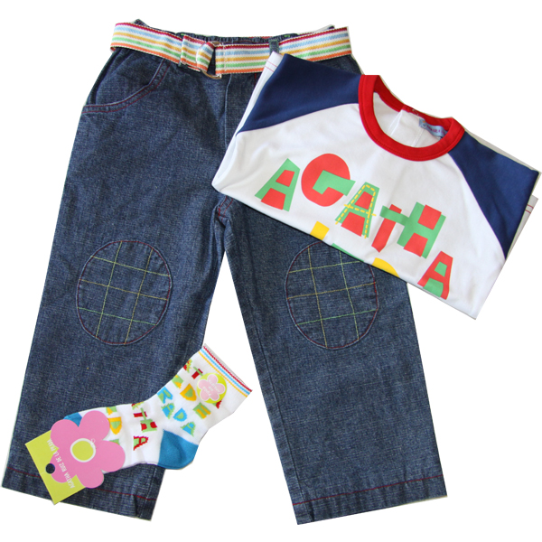 Agatha Ruiz de la Prada jeans, shirt, sokken